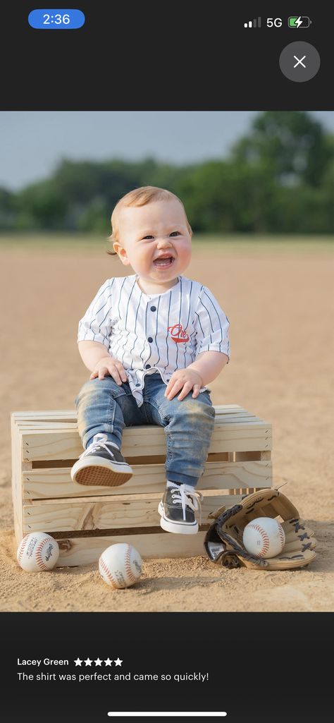 Rookie Year Pictures, Rookie Of The Year First Birthday Pictures, One Year Baseball Photoshoot, Rookie Year First Birthday Photoshoot, Rookie Of The Year Photo Shoot, Rookie Year Photoshoot, Baby Baseball Photoshoot, First Birthday Boy Baseball Theme, Rookie Of The Year First Birthday Photos