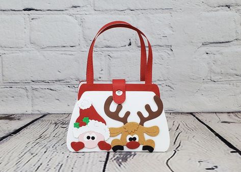 Christmas Peeking Santa & Reindeer Paper Purse Gift Card Holder,Paper Purse Gift Card Holder,Birthday Gift Card Holder,  Money Gift Holder. Purse Gift Card Holder, Teacher Appreciation Gift Card, Birthday Gift Card Holder, Birthday Gift Card, Easter Favors, Easter Gift Tag, Paper Purse, Christmas Gift Card Holders, Gift Holders