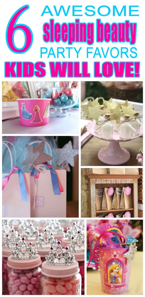 Sleeping Beauty Party Favors! Ideas Kids Will Love!! Sleeping Beauty Birthday Party Ideas, Aurora Party Ideas, Sleeping Beauty Party Ideas, Fairies From Sleeping Beauty, Princess Aurora Party, Sleeping Beauty Birthday Party, Beauty Party Ideas, Game Of Thrones Arya Stark, Aurora Birthday