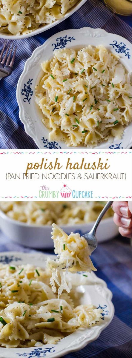 Pan fried farfalle pasta, butter-caramelized onions, and tangy sauerkraut are all you need to relax and satisfy your soul in this delicious eastern European comfort food. Fried Farfalle, Sauerkraut Pasta, Polish Haluski, Haluski Recipe, Pan Fried Noodles, Sauerkraut Recipe, Eastern European Recipes, Farfalle Pasta, Sauerkraut Recipes