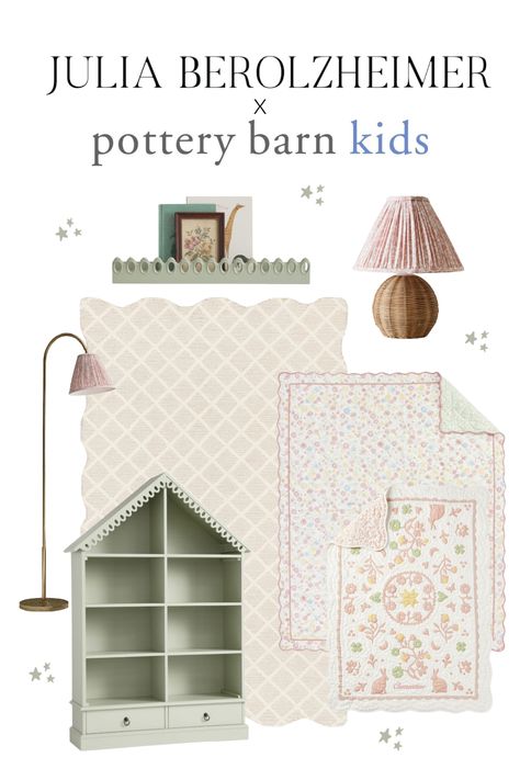 Chris Loves Julia Pottery Barn Kids, Amber Interiors Playroom, European Nursery Style, Julia Berolzheimer Nursery, Pottery Barn Toddler Room Girl, Pottery Barn Kids Bedroom, Pottery Barn Girls Room, Pottery Barn Kids Girls Bedroom, Pottery Barn Nursery Girl