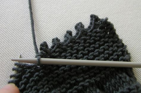 Hand Knitted Things: Picot Edge Cast Off Knitted Edging, Casting Off Knitting, Knitting Help, Knit Edge, Knitting Instructions, Cast Off, How To Purl Knit, How To Start Knitting, Knit Stitch Patterns