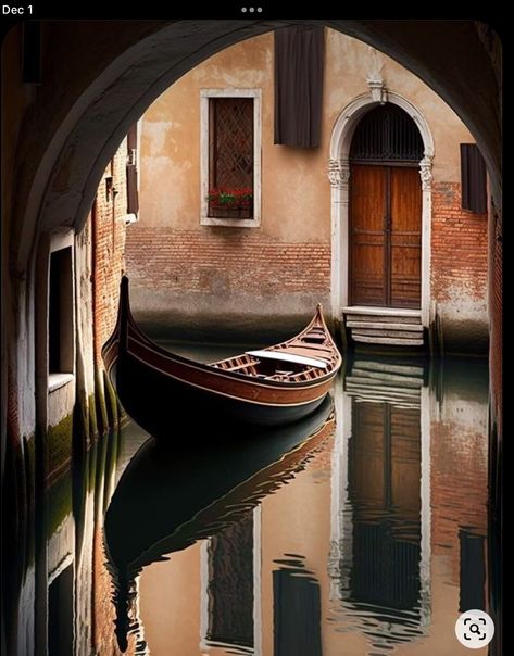 Venice Photos, Venice Painting, Watercolor Architecture, Italy Photography, Boat Painting, Urban Sketching, Street Scenes, Venice Italy, Watercolor Landscape