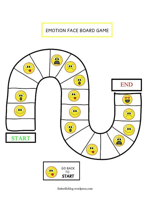 Emotion Face, Board Game For Kids, Teaching Emotions, Express Emotions, Emotion Faces, Sentence Structure, Different Emotions, Cut And Paste, Worksheets For Kids