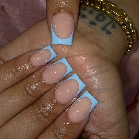 Nail Winter, Colored Acrylic Nails, Work Nails, French Tip Acrylic Nails, French Acrylic Nails, Short Square Acrylic Nails, Self Taught, Acrylic Nails Coffin Pink, Red Nail