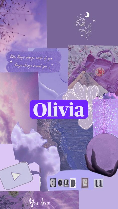 Olivia Aesthetic Name, Wallpaper Name Aesthetic, Olivia Wallpaper, Olivia Aesthetic, Olivia Name, Wallpaper Name, Aesthetic Name, Name Aesthetic, Lilac Wallpaper