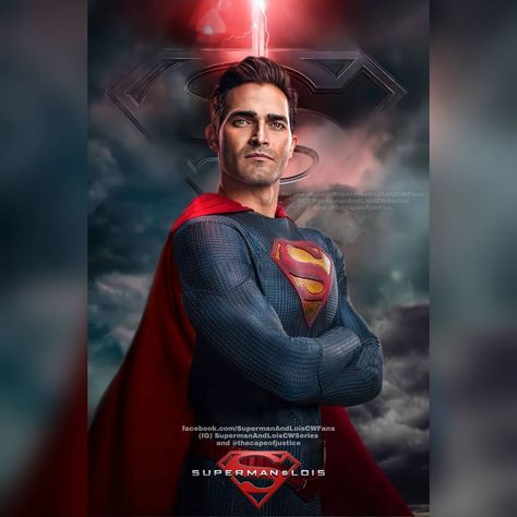 Superman & Lois, Superman And Lois Cw, Tyler Hoechlin Superman, Dc Superheroes Art, Superman Poster, Superman And Lois, Superman Pictures, Dc Superman, Superman Wallpaper