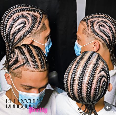 Big Gold Chains, Cornrow Braids Men, Braids Men, Cornrow Braids, Style Africain, Box Braids Hairstyles For Black Women, Cornrows Braids, Cornrow, Hairstyles Braids