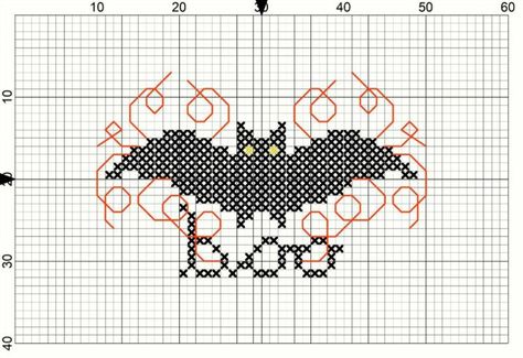 Boo! 10 Free Halloween Cross Stitch Patterns from Around the Internet Halloween Cross Stitch, Fall Cross Stitch, Halloween Cross Stitch Patterns, Cross Stitch Freebies, Bat Pattern, Holiday Cross Stitch, Halloween Cross Stitches, Halloween Embroidery, Cross Stitch Animals