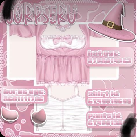 Pink Outfit Codes, Pink Aesthetic Clothes, Bloxburg Clothes, Roblox Ids, Bloxburg Outfits, Blocksburg Outfit Codes￼, Fancy Dress Code, Code Clothes, Roblox Clothing