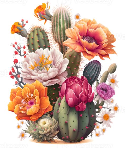 Paintings For Beginners, Arizona Decor, Colorful Cactus, Cactus Pictures, Cactus Watercolor, Cactus Clipart, Sublimacion Ideas, Diamond Art Kits, Watercolor Cactus