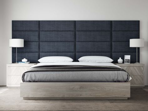 Upholstered Wall Panels, Bed Headboard Design, Bedroom Bed Design, Bed Furniture Design, Headboard Designs, Bedroom Headboard, Bedroom Furniture Design, Modern Bedroom Design, Bedroom Layouts