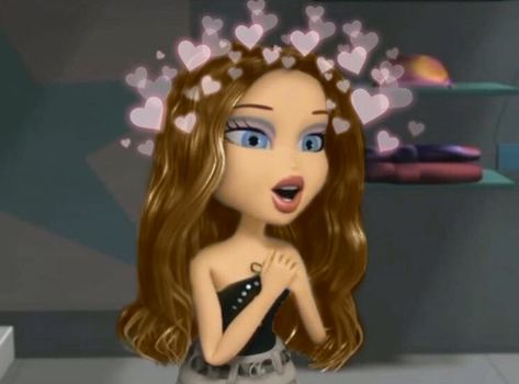 Brown Hair Blue Eyes Cartoon, Bratz Pfp, Anime Bad, Brown Hair Blue Eyes, Doll Aesthetic, Playlist Covers, Bratz Doll, Profile Pic, Cartoon Profile Pics