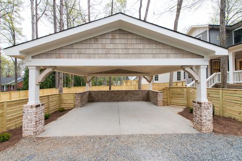 Carport Renovation, Detached Garage Ideas, Carport Addition, Carport Makeover, Carport Design, Detached Garage Designs, Building A Carport, Contemporary Garage, Carport Patio