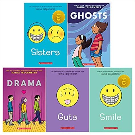 Smile Raina Telgemeier, Raina Telgemeier, Autobiographical Comics, The Baby Sitters Club, Sisters Book, Banned Books, Science Activities, Inspirational Books, Romance Novels