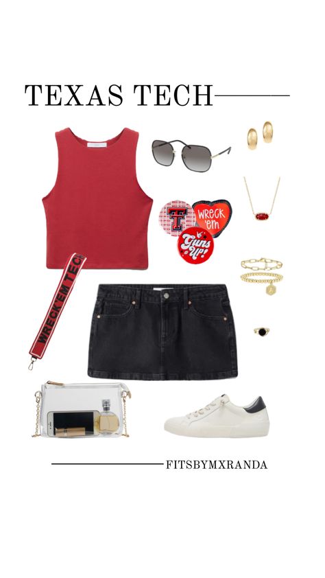 TEXAS TECH GAMEDAY FIT | curated on LTK #outfitinspo #gamedayfit #gamedayoutfit #outfit #texastech Texas Tech, Gameday Outfit, Polyvore Outfits, Your Aesthetic, Connect With People, Creative Energy, Cute Outfits, Texas, Energy