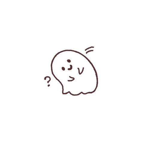 Simple Ghost, Seni Dan Kraf, Small Drawings, Pola Sulam, Easy Doodle Art, Little Doodles, Easy Doodles Drawings, Cute Doodles Drawings, Cute Doodle Art