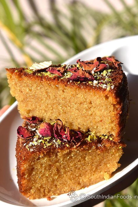 Cardamom Cheesecake, Rava Cake Recipe, Rava Cake, Eggless Vanilla Sponge Cake, Dry Cake, Eggless Cakes, Eggless Cake Recipe, Healthy Cake Recipes, Vegan Cakes