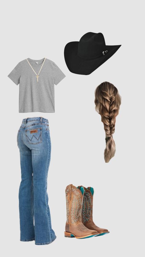 #country #southern #countryside #countryaesthetic Southern Style Outfits Summer, Country School Outfits First Day, Country Female Outfits, Country Tshirt Outfit, Simple Country Outfits Summer, County Outfit Ideas, Southern Outfits Women Summer, Country First Day Of School Outfits, Country School Fits