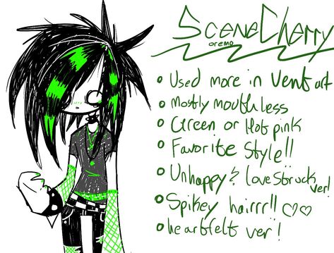 Scene Artstyle 2000s, Scene Hair Drawing Reference, Scenecore Drawing Base, Scene Vs Scenecore, Emo Artstyle 2000s Base, 2000s Scene Art Style, Scene Drawings 2000s, Scenecore Art Style, Pfp Scenecore