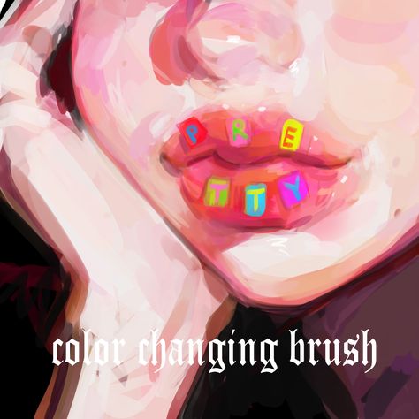 color changing brush! - CLIP STUDIO ASSETS Free Csp Brushes, Clip Studio Paint Brushes Coloring, Clipstudio Brushes Free, Brushes For Clip Studio Paint, Clip Studio Brushes Free, Csp Brushes Free, Clip Studio Paint Brushes Free, Clipstudio Brushes, Clip Studio Brushes