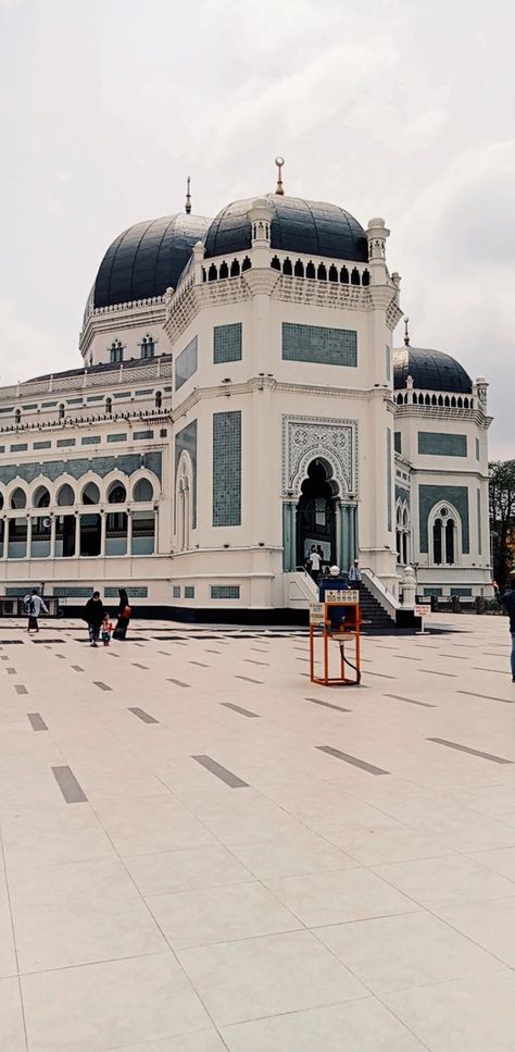 Medan City, Grand Mosque, Gorgeous View