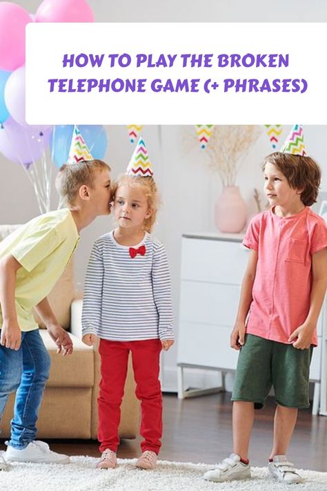 Try these fun broken telephone game phrases with your preschoolers. This is a great game for building listening skills. Telephone Game Phrases, Broken Phone, Increase Vocabulary, Esl Games, Tongue Twisters, The Odd Ones Out, Talking On The Phone, Phone Games, Printable Puzzles