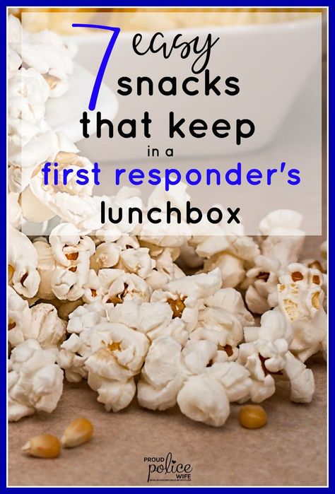 Police officers and first responders have difficulty keeping meals that won't spoil in a lunchbox. A little bit of meal prep and our list of snacks that can change. #police #policewife #lawenforcement #firstresponder List Of Snacks, Law Enforcement Wife, Law Enforcement Appreciation, Police Wife Life, Police Family, Leo Wife, Snacks List, Leo Girl, Police Life