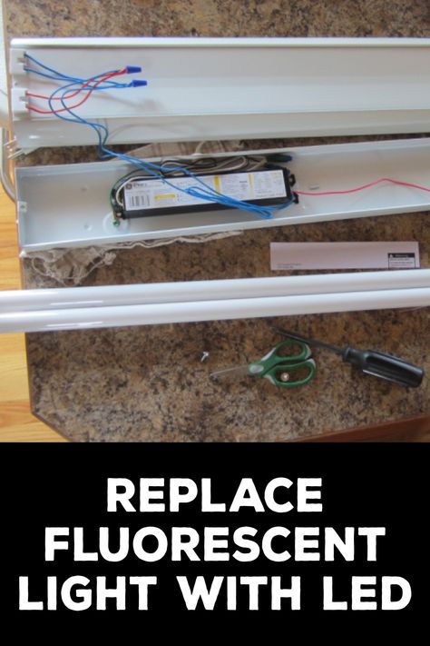 How to Replace Fluorescent Light With Led Replacing Florescent Lights Kitchen, Flouresant Light Makeover, Ideas For Replacing Fluorescent Lighting Boxes, Replacing Fluorescent Light Boxes In Your Kitchen, Flourescent Box Light Update, Replace Can Lights, How To Replace Fluorescent Light Fixture, Replace Kitchen Fluorescent Lighting, Fluorescent Light Covers Diy