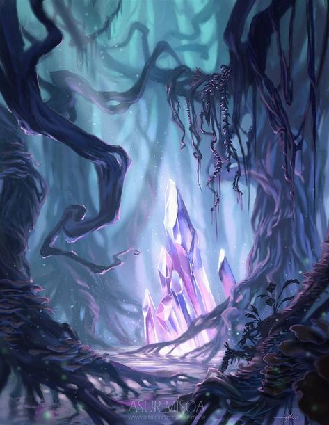 MtG Practice : Swamp by Asur-Misoa Mtg Art, Fantasy Forest, Grunge Art, Fantasy Setting, Fantasy Places, Landscape Scenery, Fantasy Art Landscapes, Fantasy Inspiration, Environment Concept Art