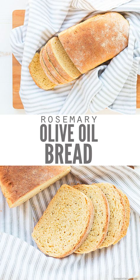 Make this artisan rosemary olive oil bread recipe quickly in a dutch oven or machine. Inspired by La Brea, it's become our family's favorite yeast bread! #oliveoilbread #rosemarybread #oliveoil #rosemary #homemade #easyrecipe Rosemary Olive Oil Bread, Basic Bread Recipe, Rosemary Olive Oil, Bread Recipe Video, Olive Oil Bread, Rosemary Bread, Sandwich Bread Recipes, Baking Stone, Sourdough Bread Recipe