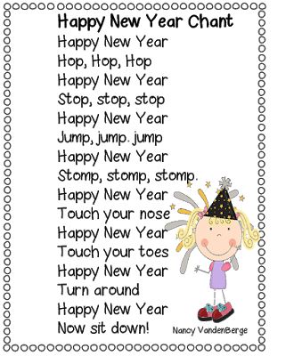 First Grade Wow: candy cane January Poem, Happy New Year Poem, Happy New Year Song, New Year Poem, New Year Music, January Kindergarten, Eve Songs, Door Ornaments, New Year's Eve Crafts