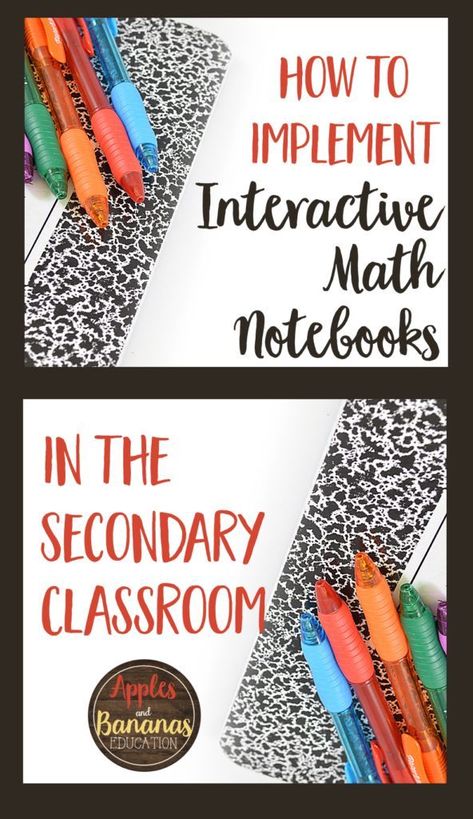 Algebra Interactive Notebooks, Interactive Math Notebooks, Secondary Math Classroom, Interactive Math Journals, High School Math Classroom, Teaching Algebra, Math Notebook, Math Journal, Math Interactive