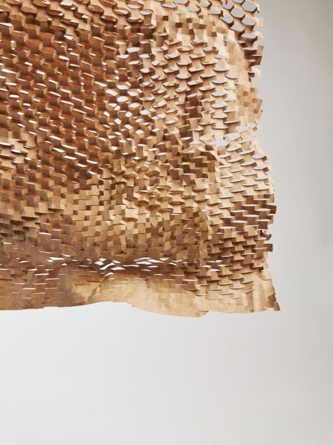 Honeycomb paper wrap Conscious Business, Kraft Paper Wrapping, Honeycomb Paper, Paper Wrapping, Honeycomb Design, Environmentally Conscious, In A Box, Recycled Paper, Bubble Wrap