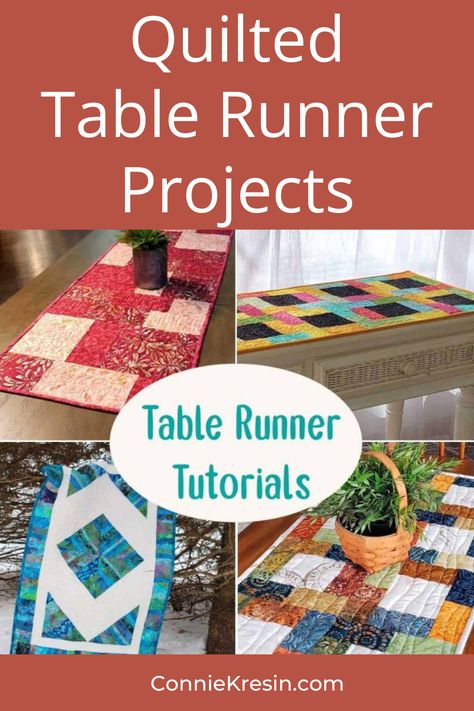 If you love making quilted table runners, check out all of these that you can make! Free Table Runner Patterns, Table Runner Patterns, Christmas Table Runner Pattern, Diy Sewing Table, Easy Table, Table Runner Tutorial, Photo Table, Table Runner Diy, Patchwork Table Runner