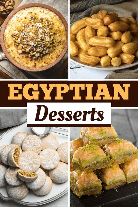 Algerian Dessert Recipes, Ancient Egypt Recipes, Egyptian Desserts Easy, Eygptain Food, Egyptian Party Food, Egyptian Food Recipes Easy, Easy Egyptian Recipes, Egypt Food Recipes, Egyptian Recipes Authentic