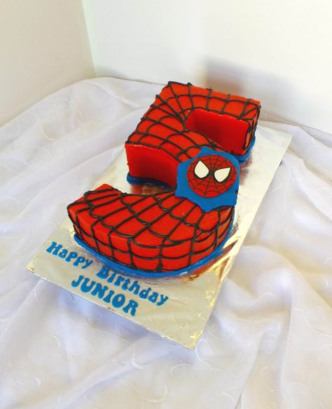 https://flic.kr/p/DKmUE7 | Number 5 Spiderman themed birthday cake Number 5 Spiderman Cake, 7 Cake Number, Spiderman Number Cake, Number 5 Cake, Sonic Birthday Cake, Sonic Cake, Spiderman Birthday Cake, Baby Girl Birthday Cake, 5th Birthday Cake