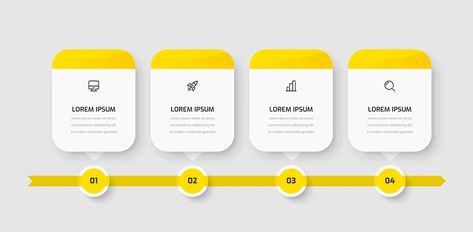 Yellow Infographic, Timeline Graphic, Timeline Infographic Template, Business Timeline, Infographic Layout, Information Visualization, Infographic Design Layout, Graphic Design Infographic, App Interface Design