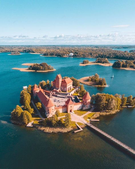 Island Castle, Plitvice Lakes National Park, Plitvice Lakes, Lithuania, Croatia, National Parks, Castle, Lake, Water