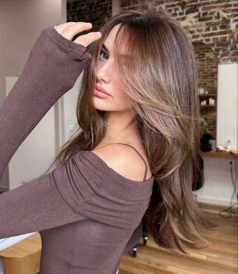 Rambut Brunette, Brown Hair Looks, Brown Hair Inspo, Hair Appointment, Celebrity Hair Stylist, Long Brown Hair, Hair Inspo Color, Light Brown Hair, Brunette Hair