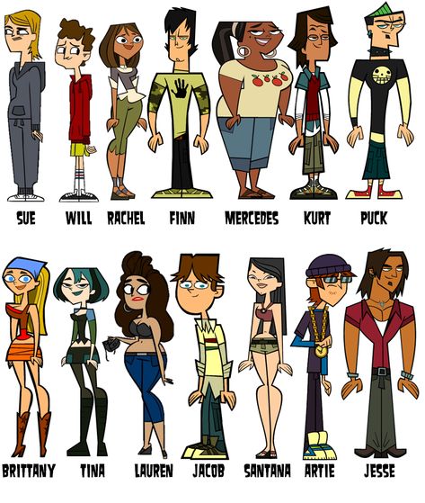 Total Drama Wiki | Fandom Y2k Animation, Total Drama Characters, Total Dramarama, Ridonculous Race, Cartoon Characters As Humans, Super Nana, Cartoon Movie Characters, Group Outfits, Character Model Sheet