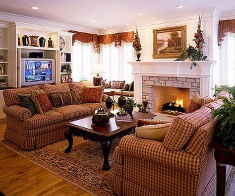 Family Room Pictures On Wall, Family Room Decorating Ideas, Family Room Designs, Two Sofas, Family Room Wall Decor, Family Pictures On Wall, Best Home Interior Design, Family Room Makeover, Family Room Furniture