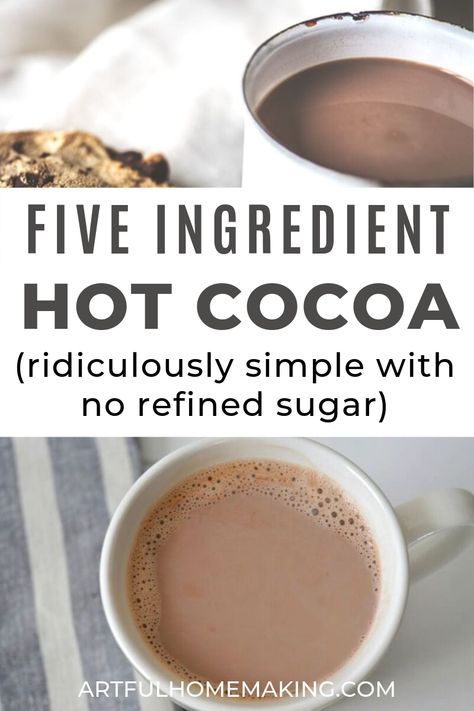 Hersheys Hot Chocolate Recipe, Hot Chocolate Recipes For One, Hot Cocoa Recipe Stovetop, Healthy Crockpot Hot Chocolate, Hot Cocoa For One, Hot Cocoa Recipes Homemade, Stove Top Hot Cocoa, Stove Top Hot Chocolate Recipes, Hot Chocolate Recipes With Cocoa Powder