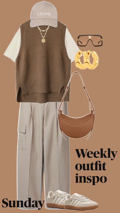 Beige cargo pants, celine cap, polene bag Taupe Cargo Pants Outfit, Celine Cap, Beige Cargo Pants Outfit, Polene Bag, Beige Cargo Pants, Beige Cargo, Casual Dressing, Cargo Pants Outfit, Beige Outfit