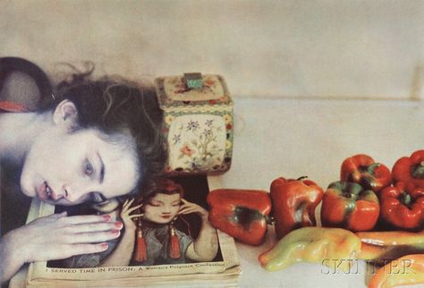 Sheila Metzner (American, b. 1939) Bega in Still Life with Peppers Sheila Metzner, Helmut Newton, Fine Art Photo, Land Art, Museum Of Fine Arts, Museum Of Modern Art, American Artists, Color Photography, Female Art