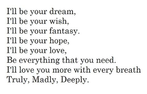 Truly, Madly, Deeply Kissing You Quotes, Savage Garden, Together Quotes, Madly Deeply, Truly Madly Deeply, Best Song Lyrics, Laughing And Crying, Music Lyrics Songs, Love Deeply