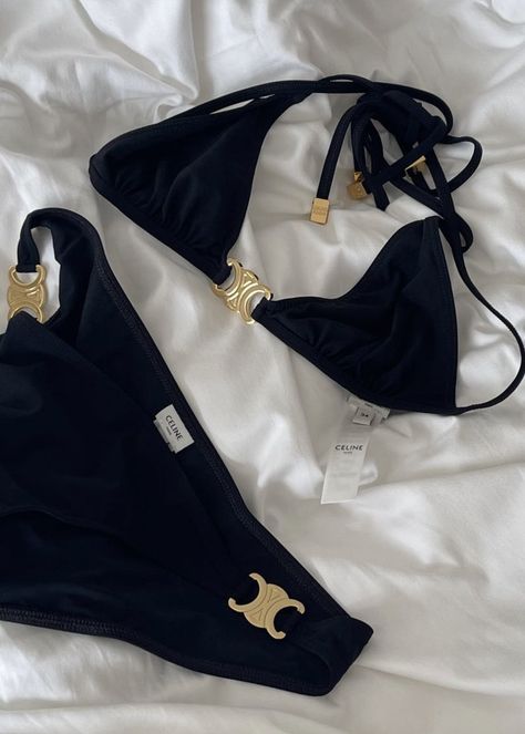 Olsen Fashion, Bathing Suit Outfits, Luxury Swimsuits, Trendy Bikinis, Swimsuits Outfits, Swimsuit Design, Cute Bathing Suits, Looks Black, Cute Swimsuits