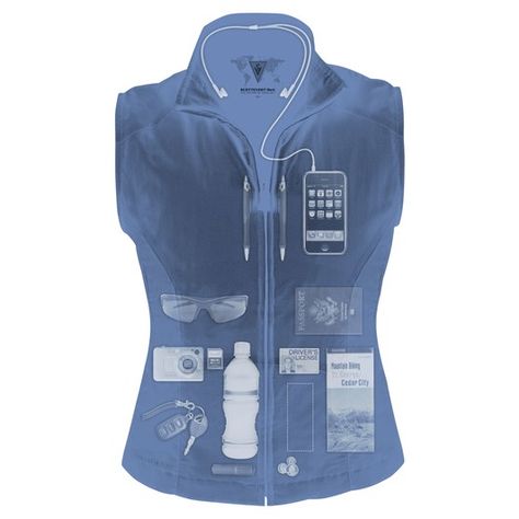 Scottevest: The Ultimate Geeky Wardrobe Component | WIRED Travel Vest, Travel Socks, Best Flight Deals, Women Lipstick, Vest For Women, Rocket Science, Travel Items, Packing Light, Carry On Luggage