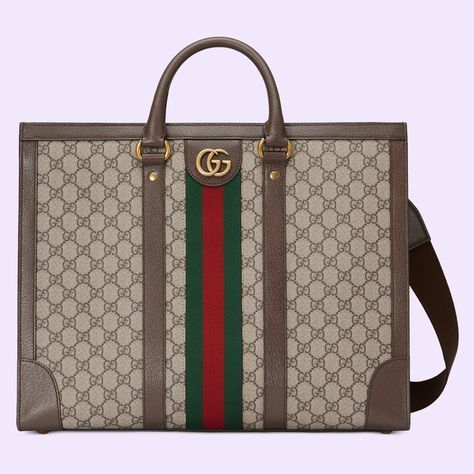 Shop the Ophidia large tote bag in beige at GUCCI.COM. Enjoy Free Shipping and Complimentary Gift Wrapping. Gucci Canvas Bag, Gucci Tote Bag, Men's Totes, Leather Patchwork, Guccio Gucci, Italy Print, Gucci Handbags, Medium Tote, Large Tote Bag