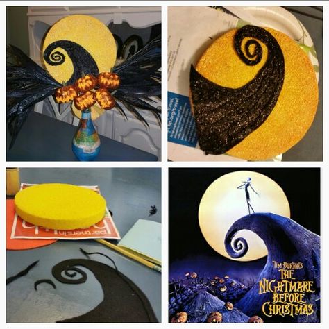 Nightmare Before Christmas Tree Topper, Christmas Tree Topper Diy, Tree Topper Diy, Christmas Tree Toppers Ideas Diy, Christmas Tree Toppers Ideas, Creative Halloween Costume Ideas, Tree Toppers Ideas, Diy Tree Topper, Nightmare Before Christmas Tree